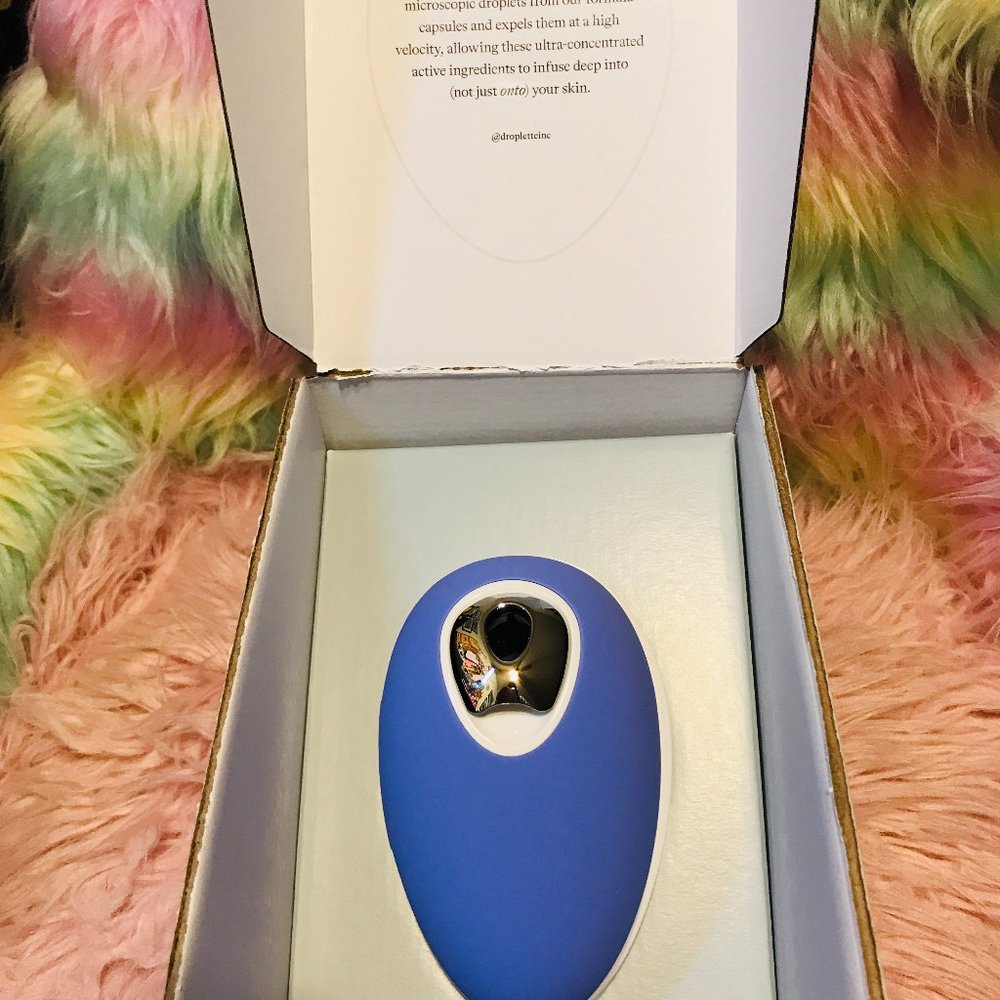 New! droplette Micro-Infuser in box Purple with dock and charger